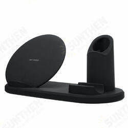 3 in 1 10W Qi Fast Wireless Charger Dock Pad Stand Holder for iPhone Airpods 1 2 Pro for Apple Watch 3 in 1 10W Qi Fast Wireless Charger Dock Pad Stand Holder for iPhone Airpods 1 2 Pro for Apple Watch