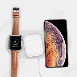 3-in-1 Qi Wireless Charger Fast Charging Phone Chager For Smart Phone Apple Watch Series Apple AirPods 3-in-1 Qi Wireless Charger Fast Charging Phone Chager For Smart Phone Apple Watch Series Apple AirPods