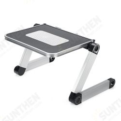 30*24cm Foldable with Cooling Fan Hole Aluminum Laptop Computer Desk TV Bed Computer Mackbook Desktop Holder Small Table 30*24cm Foldable with Cooling Fan Hole Aluminum Laptop Computer Desk TV Bed Computer Mackbook Desktop Holder Small Table