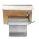 304 Stainless Steel Bathroom Toilet Tissue Paper Rack Shelf with Mobile Phone Tray