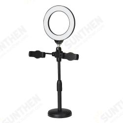 3200K-5800K Desktop Live Stream Selfie Make-up LED Ring Light Fill-in Light Clip Phone Holder Tik Tok Youtube Video 3200K-5800K Desktop Live Stream Selfie Make-up LED Ring Light Fill-in Light Clip Phone Holder Tik Tok Youtube Video
