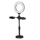 3200K-5800K Desktop Live Stream Selfie Make-up LED Ring Light Fill-in Light Clip Phone Holder Tik Tok Youtube Video