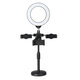 3200K-5800K Desktop Live Stream Selfie Make-up LED Ring Light Fill-in Light Clip Phone Holder Tik Tok Youtube Video