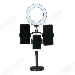 3200K-5800K Desktop Live Stream Selfie Make-up LED Ring Light Fill-in Light Clip Phone Holder Tik Tok Youtube Video 3200K-5800K Desktop Live Stream Selfie Make-up LED Ring Light Fill-in Light Clip Phone Holder Tik Tok Youtube Video