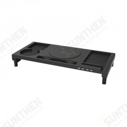 360° Rotatable Macbook iMac Monitor Computer Display Riser Desktop Monitor Stand with USB Charging Port 360° Rotatable Macbook iMac Monitor Computer Display Riser Desktop Monitor Stand with USB Charging Port