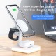 4-IN-1 Magnetic Wireless Charging Station Dock Charger Night Light for iPhone Airpods iWatch