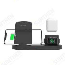 4 In 1 10W Qi Wireless Charger Watch Charger Earbuds Charger Phone Holder For Smart Phone for iPhone for Samsung Apple Watch Apple AirPods 4 In 1 10W Qi Wireless Charger Watch Charger Earbuds Charger Phone Holder For Smart Phone for iPhone for Samsung Apple Watch Apple AirPods