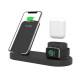 4 In 1 10W Qi Wireless Charger Watch Charger Earbuds Charger Phone Holder For Smart Phone for iPhone for Samsung Apple Watch Apple AirPods