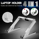 4 In 1 Foldable Height Adjustable Laptop Stand Phone Holder Tablet Stand Calculator Stand For Laptop Notebook MacBook Between 11 Inches and 17 Inches