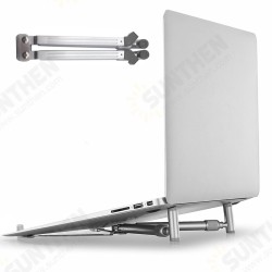 4 In 1 Foldable Height Adjustable Laptop Stand Phone Holder Tablet Stand Calculator Stand For Laptop Notebook MacBook Between 11 Inches and 17 Inches 4 In 1 Foldable Height Adjustable Laptop Stand Phone Holder Tablet Stand Calculator Stand For Laptop Notebook MacBook Between 11 Inches and 17 Inches