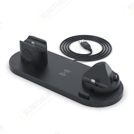 4 In 1 Wireless Charger Phone Charger Watch Charger Earbuds Charger Phone Holder For Smart Phone Apple Watch Series Apple AirPods 4 In 1 Wireless Charger Phone Charger Watch Charger Earbuds Charger Phone Holder For Smart Phone Apple Watch Series Apple AirPods