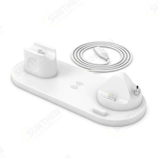 4 In 1 Wireless Charger Phone Charger Watch Charger Earbuds Charger Phone Holder For Smart Phone Apple Watch Series Apple AirPods 4 In 1 Wireless Charger Phone Charger Watch Charger Earbuds Charger Phone Holder For Smart Phone Apple Watch Series Apple AirPods