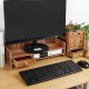 49X20X13.5cm Multifunctional Wooden Monitor Riser Stand Desktop Holder File Storage Drawer for iMac