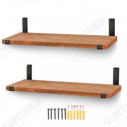 4PCS/ Set Wall Mounted Floating Shelves Holder DIY Storage Shelving Display Bracket 4PCS/ Set Wall Mounted Floating Shelves Holder DIY Storage Shelving Display Bracket