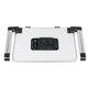 50*26cm Enlarge Foldable with Cooling Fan Hole Aluminum Laptop Computer Desk Table TV Bed Computer Mackbook Desktop Holder