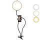 6'' RGB LED Ring Light Clamp Camera Cell Phone Phone Webcam Holder Live Stream