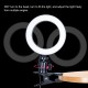 6/8 inch Dektop Fill Light Lamp 2800-7200K 360° Rotation Portable Selfie Ring Light