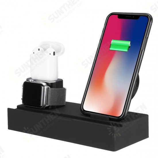 8 In 1 Wireless Charger Fast Charging Phone Holder For iPhone/Samsung/Huawei/iPad/Apple Pencil/Apple Watch Series/Apple AirPods