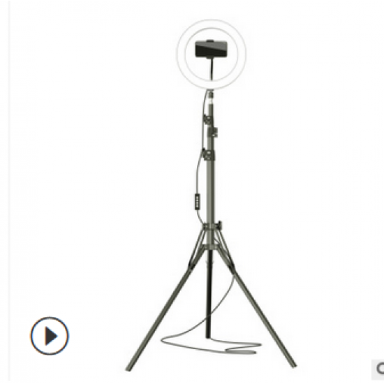 8inch Live Stream Makeup Selfie LED Ring Light With Tripod Stand Bluetooth Remote Control Cell Phone Holder