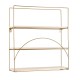 3-Layer Wooden Wall Mounted Storage Shelves Bedroom Drawing Room Rack Shelf Organizer Holder