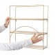 3-Layer Wooden Wall Mounted Storage Shelves Bedroom Drawing Room Rack Shelf Organizer Holder