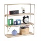 3-Layer Wooden Wall Mounted Storage Shelves Bedroom Drawing Room Rack Shelf Organizer Holder