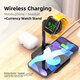 2-in-1 5W/7.5/10W Type-C Wireless Charger Dock Stand Built-In Metal Heat Sink for Apple iWatch Mobile Phone Airpods Pro