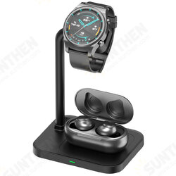 2-in-1 10W Fast Charging Wireless Charger Dock Stand for iPhone 12 11 XR Galaxy Note 8 9 Airpods 2 3 4 Wireless bluetooth Earbuds Smart Watch 2-in-1 10W Fast Charging Wireless Charger Dock Stand for iPhone 12 11 XR Galaxy Note 8 9 Airpods 2 3 4 Wireless bluetooth Earbuds Smart Watch