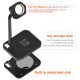 2-in-1 Wireless Charger Dock Stand with Storage Plate Built-In Metal Heat Sink for Apple iWatch 5 / 6 / SE