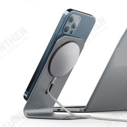 P33 2-IN-1 with MagSafe Cover Charger Base Mount Aluminium Alloy Desktop Holder for iPhone 12 Series P33 2-IN-1 with MagSafe Cover Charger Base Mount Aluminium Alloy Desktop Holder for iPhone 12 Series