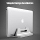 P9 Universal Vertical Adjustable Aluminium Alloy Macbook Desktop Stand Holder