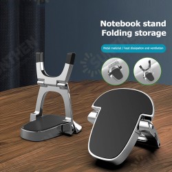 1 Pair Portable Double-Layer Folding Aluminum Alloy Macbook Mobile Phone Tablet Desktop Holder Stand Riser 1 Pair Portable Double-Layer Folding Aluminum Alloy Macbook Mobile Phone Tablet Desktop Holder Stand Riser