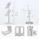 180 Degree Up Down Height Adjustable Aluminum Alloy Desktop Phone Holder Tablet Stand for Smart Phones Tablet Kindle iPad 4-10.5inch For Online Course