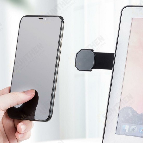 2-IN-1 Dual Monitor Display Magnetic Macbook Stretching Side Mobile Phone Holder Mount for POCO X3 F3