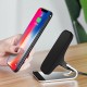 2 in 1 Qi 15W Fast Charging Aluminum Alloy Desktop Phone Stand Holder for Mi 10 for Samsung Galaxy Note 20 Ultra ForSmartphone