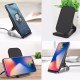 2 in 1 Qi 15W Fast Charging Aluminum Alloy Desktop Phone Stand Holder for Mi 10 for Samsung Galaxy Note 20 Ultra ForSmartphone