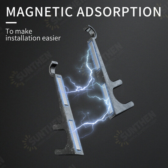 2PCS Magnetic Holder Retro Portable Anchor Shaped Metal Mini Desktop Stand Support Suction Tablet Phone Tripod Desktop Magnet Bracket For iPhone