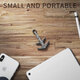 2PCS Magnetic Holder Retro Portable Anchor Shaped Metal Mini Desktop Stand Support Suction Tablet Phone Tripod Desktop Magnet Bracket For iPhone