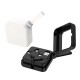 3-IN-1 for Lightning/ Micro/ Type-C Telescopic Data Cable Tablet Mobile Phone Holder with Mirror for iPhone 13 POCO X3
