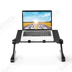 360° Adjustable Folding Desk Aluminum Stand Holder for Macbook Phone Under 15.6 inch with Cooling Fan 360° Adjustable Folding Desk Aluminum Stand Holder for Macbook Phone Under 15.6 inch with Cooling Fan