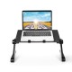 360° Adjustable Folding Desk Aluminum Stand Holder for Macbook Phone Under 15.6 inch with Cooling Fan