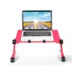 360° Adjustable Folding Desk Aluminum Stand Holder for Macbook Phone Under 15.6 inch with Cooling Fan