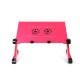 360° Adjustable Folding Desk Aluminum Stand Holder for Macbook Phone Under 15.6 inch with Cooling Fan