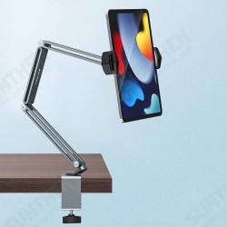 360° Rotation Long Arm Phone/Tablet Holder Three Shaft Multi Angle Adjustable Foldable Aluminum Alloy Bed Holder Online Learning LiveStream Stand 360° Rotation Long Arm Phone/Tablet Holder Three Shaft Multi Angle Adjustable Foldable Aluminum Alloy Bed Holder Online Learning LiveStream Stand