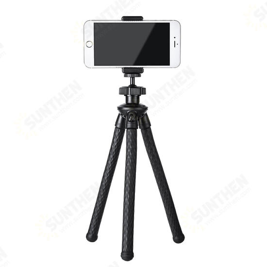 360° Rotating Universal Flexible Protable Travel Octopus Live Broadcasting Selfie Photographing Tripod Bracket Mount Holder Stand for Cellphone Camera