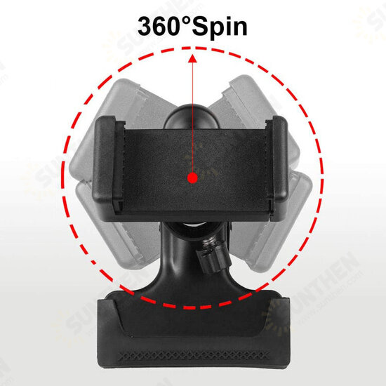 360° Rotation Kalimba Head Clip Guitar Chords Stand Accessories Mobile Phone Holder Stand Bracket for 4-6 inch Devices