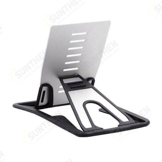 9-Gear Height Adjustable Tablet / Phone Holder Portable Aluminum Alloy Desktop Stand Bracket for Samsung Galaxy S21 POCO X3 NFC