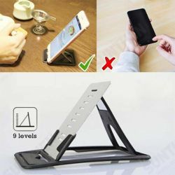 9-Gear Height Adjustable Tablet / Phone Holder Portable Aluminum Alloy Desktop Stand Bracket for Samsung Galaxy S21 POCO X3 NFC 9-Gear Height Adjustable Tablet / Phone Holder Portable Aluminum Alloy Desktop Stand Bracket for Samsung Galaxy S21 POCO X3 NFC