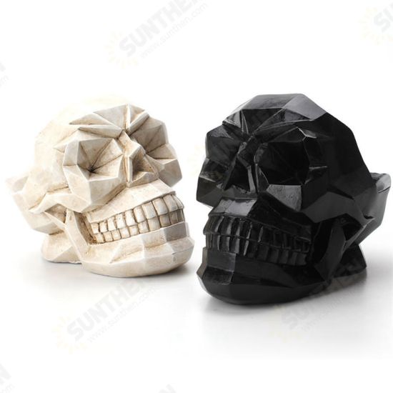 Abstract Skull Pattern Resin Desktop Phone Holder Storage Box Office Bar Home Crafts Ornaments Model