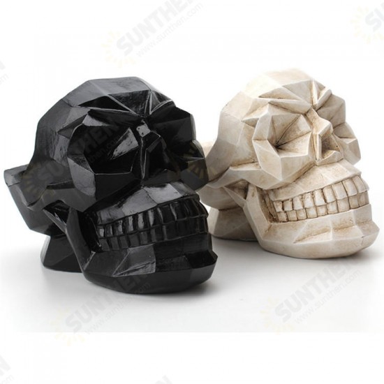 Abstract Skull Pattern Resin Desktop Phone Holder Storage Box Office Bar Home Crafts Ornaments Model